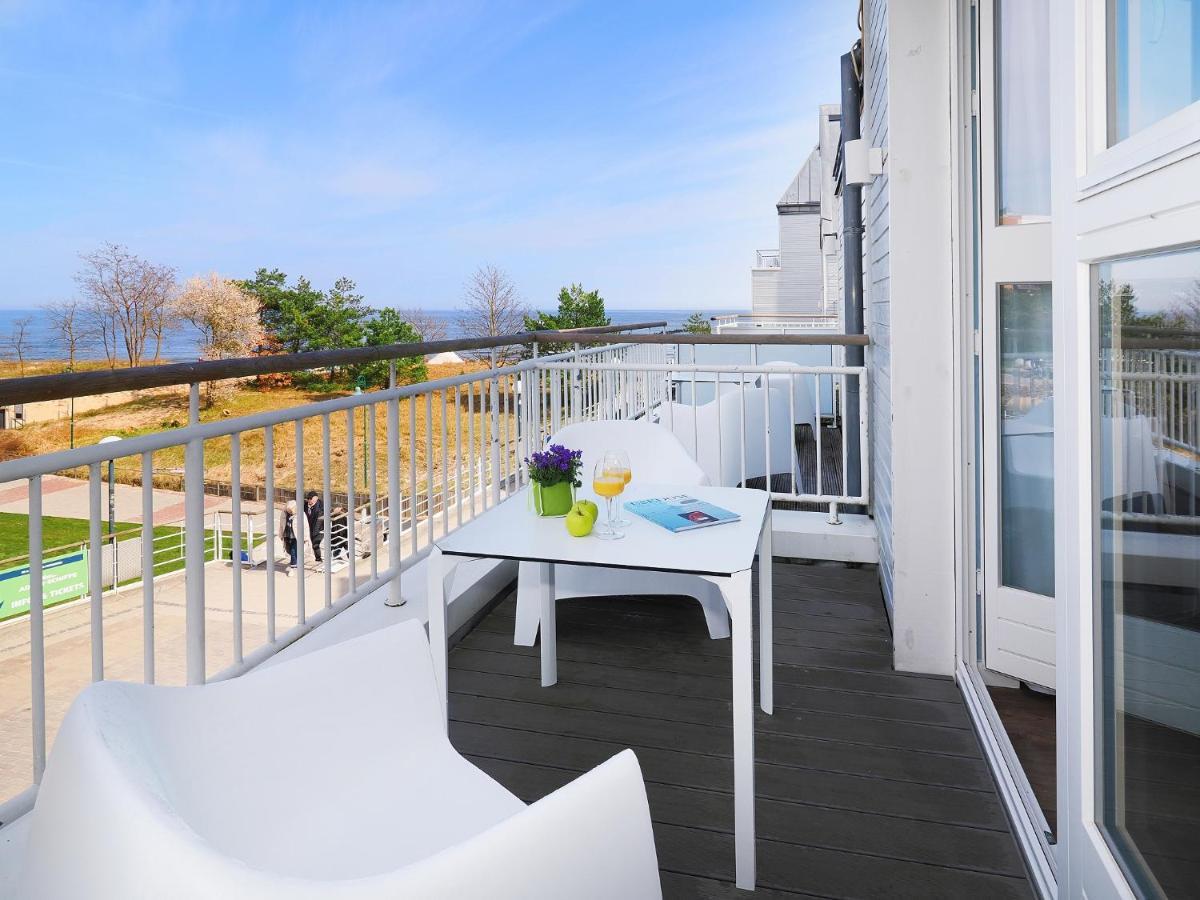 Seebruecke Heringsdorf - Appartement Mit 1 Schlafzimmer Und Balkon S7 Bagian luar foto